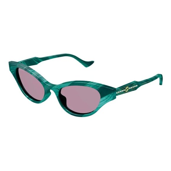 NEW GUCCI SUNGLASSES GREEN PURPLE WOMEN EYEWEAR GUCCI